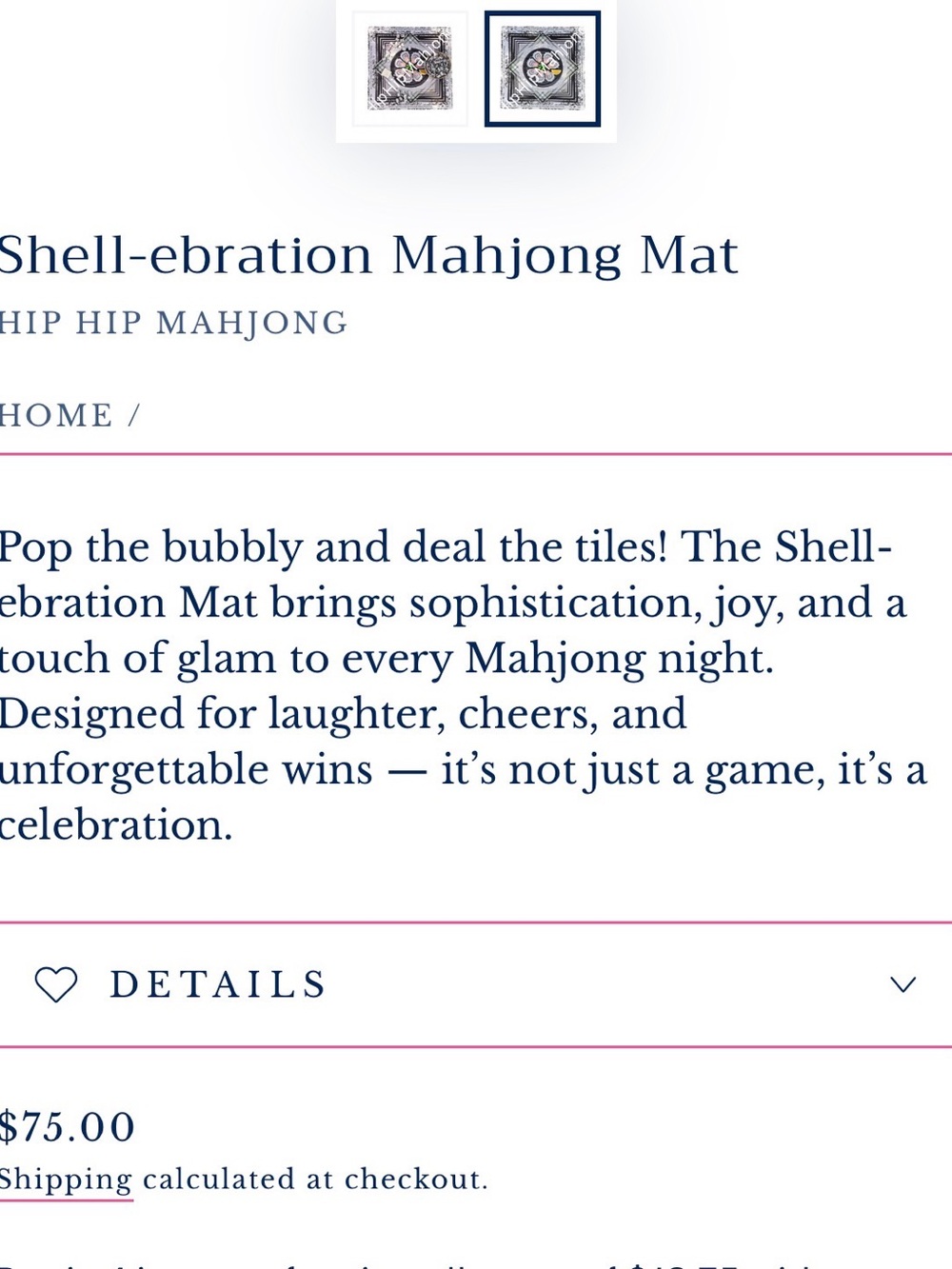 Mahjong mat with bag - Picture 3 of 4